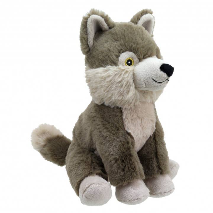 The Puppet Company (US) - Wholesale Puppet - Kids & Baby - Wilberry Eco Cuddlies: Wolfie - Plush Wolf Toy