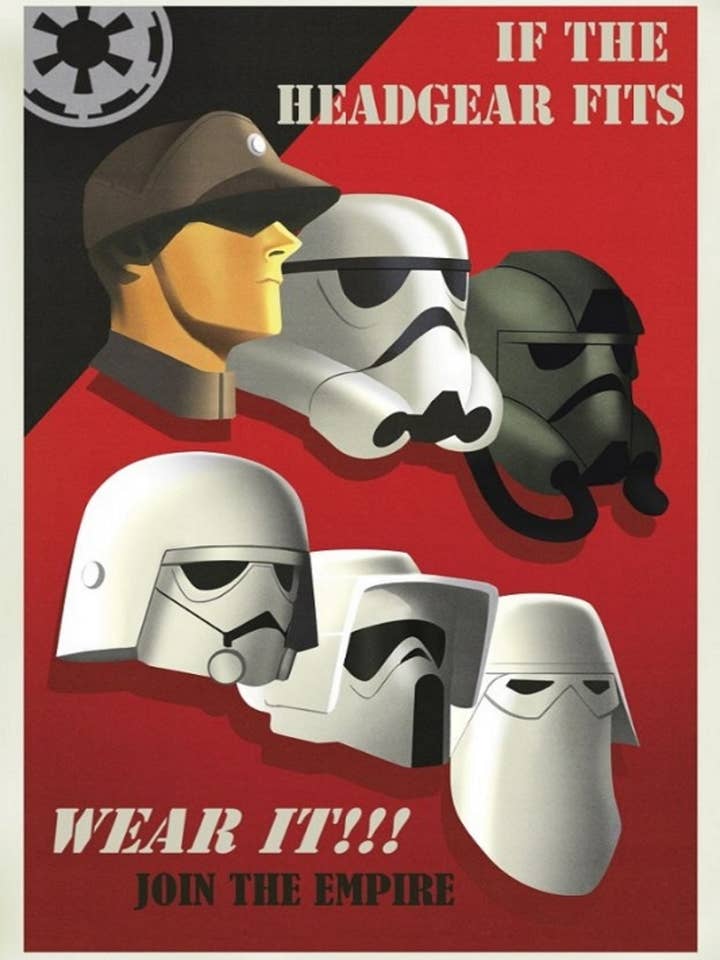Stormtrooper Helmets Print for wholesale by Empire Apparel Designs