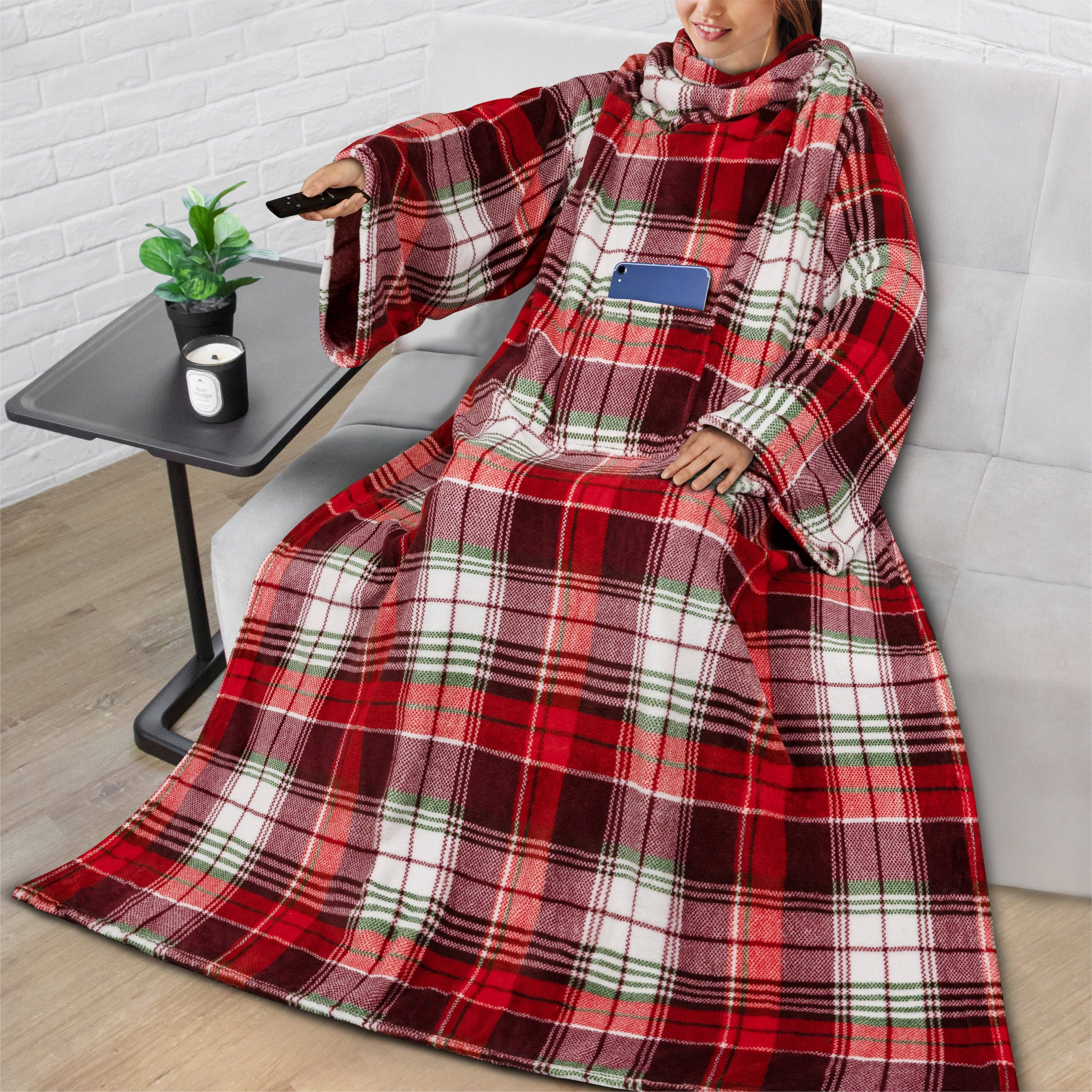 Pavilia - Vendita all'ingrosso Plaid - Coperta con maniche - Tasca applicata193