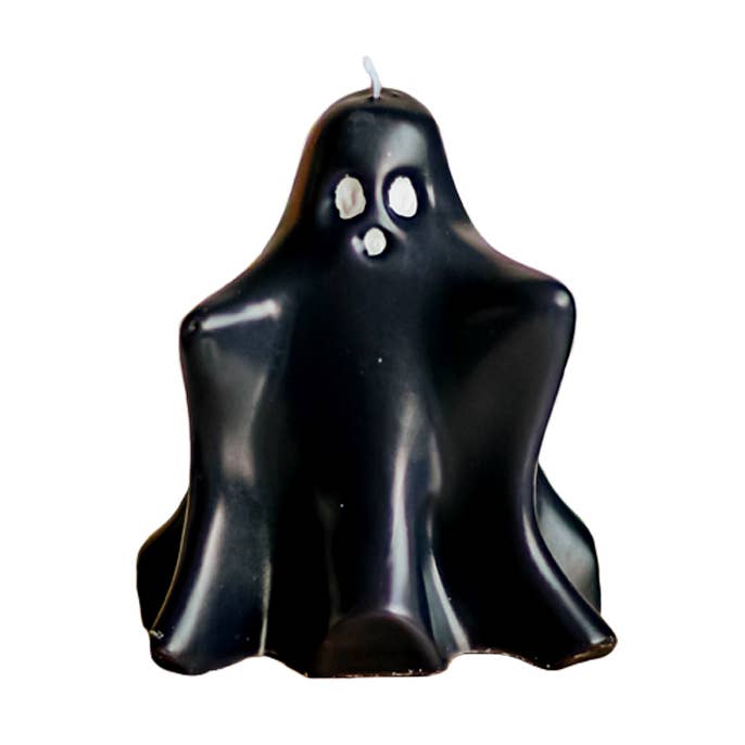 "Boo" Halloween Black Ghost Peony Scented Candles - S2 for wholesale by TUTU Home