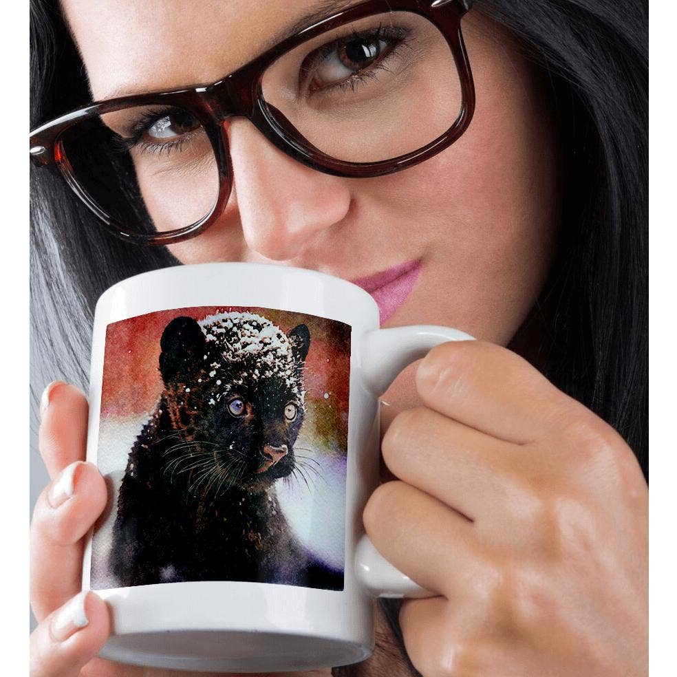 3dRose - Wholesale Coffee Mug - 3dRose, Baby Panther Image Of Watercolor Painting, Mug9