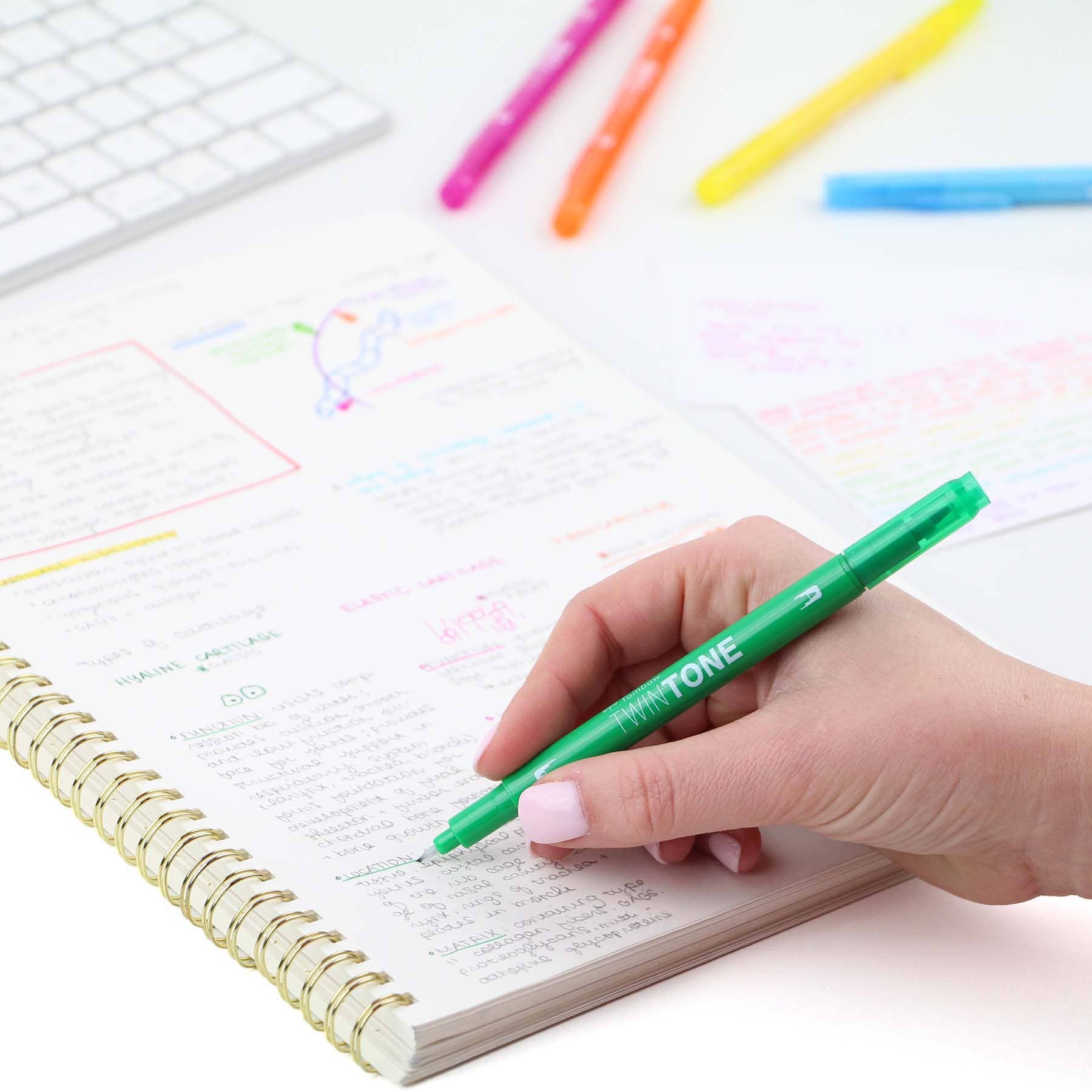 Tombow - Wholesale Marker - TwinTone Marker Set: Rainbow - 12-Pack7