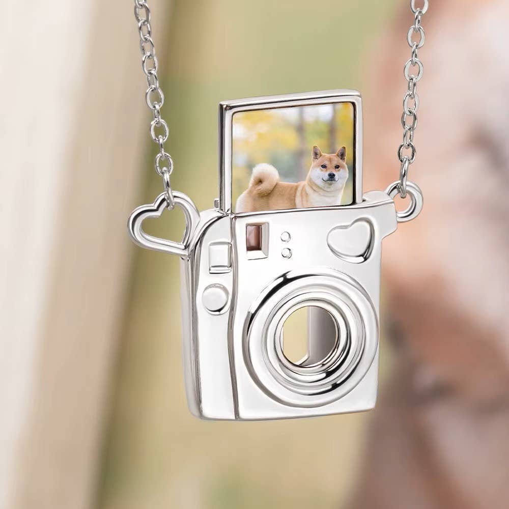 Syrrios Gifts LLC - Wholesale Pendant/Charm Necklace - Camera Necklace with Personalized Photo Photography Pendant 9