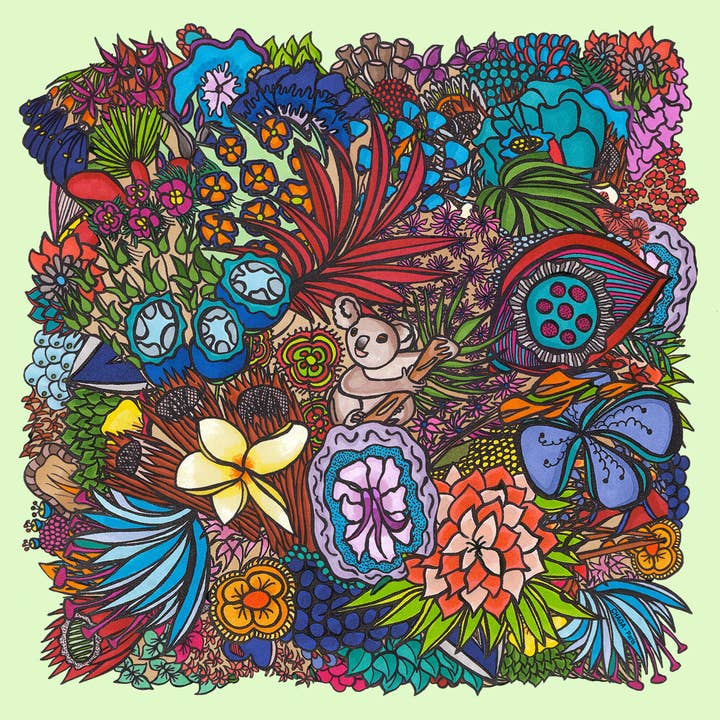 chaga paris - Wholesale Sjaal - Dames - LICHTE VOILE SJAAL CHAGA JUNGLE KOALA1