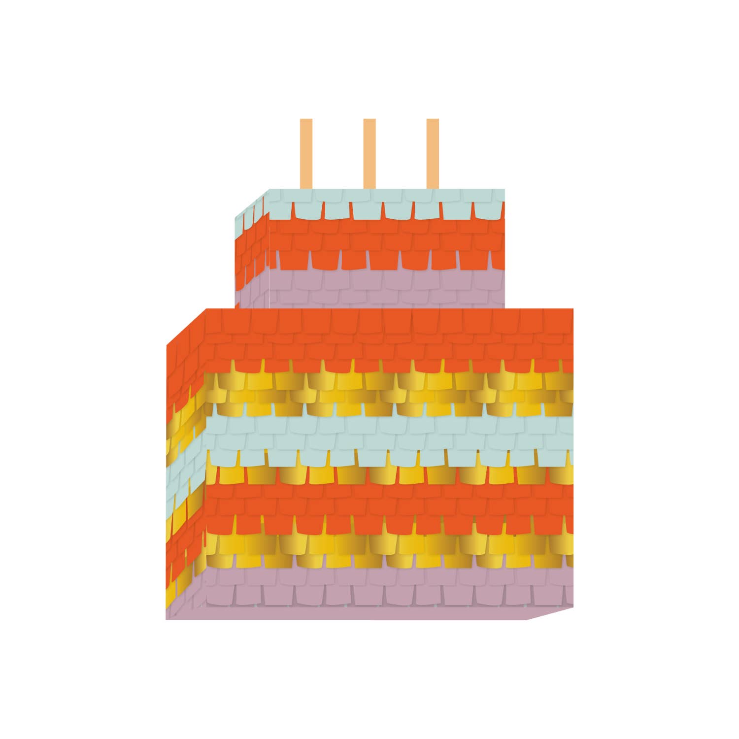 Emergency Confetti - Wholesale Party Favor - Birthday Cake Mini Pinata