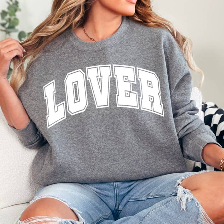 Shoppe SHC - Vendita all'ingrosso Felpa stampata - Donna - Felpa Lover Valentine | Felpa con grafica serigrafata3