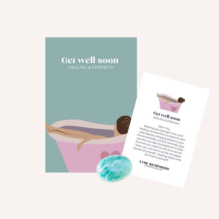 Stone MOMENTS - Get well soon for wholesale by UCHU REMINDERS