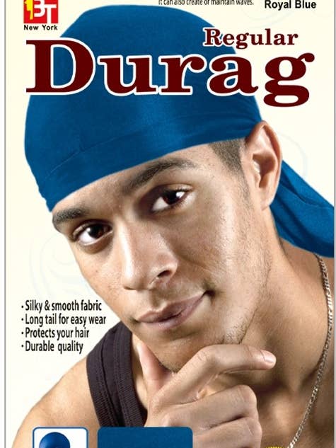 REGULAR DURAG (ROYAL BLUE) for wholesale by MI Hair Distribution