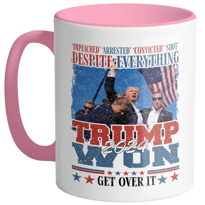 God And Glory Gifts - Wholesale Coffee Mug - Despite Everything Trump Won Ceramic Coffee Cup