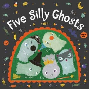 HarperCollins - Wholesale Baby & Toddler Book (0-2) - Five Silly Ghosts Board Book : Clarion Books0