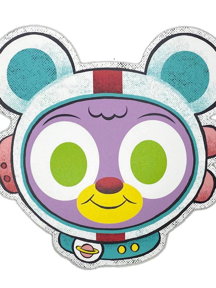 Stampa sagomata "Astro Bear" per la vendita all'ingrosso da parte di Jellykoe