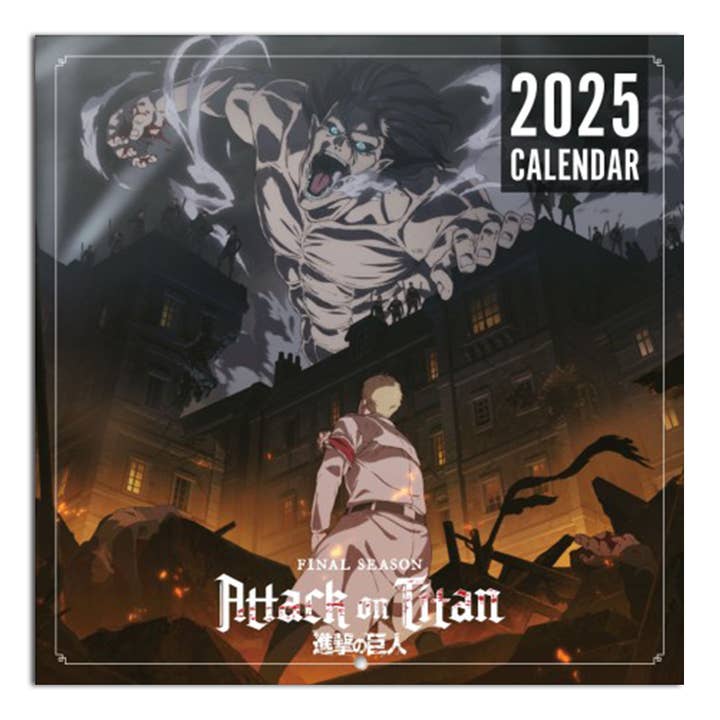 Close Up GmbH - Wholesale Calendar - Attack on Titan Calendar 2025