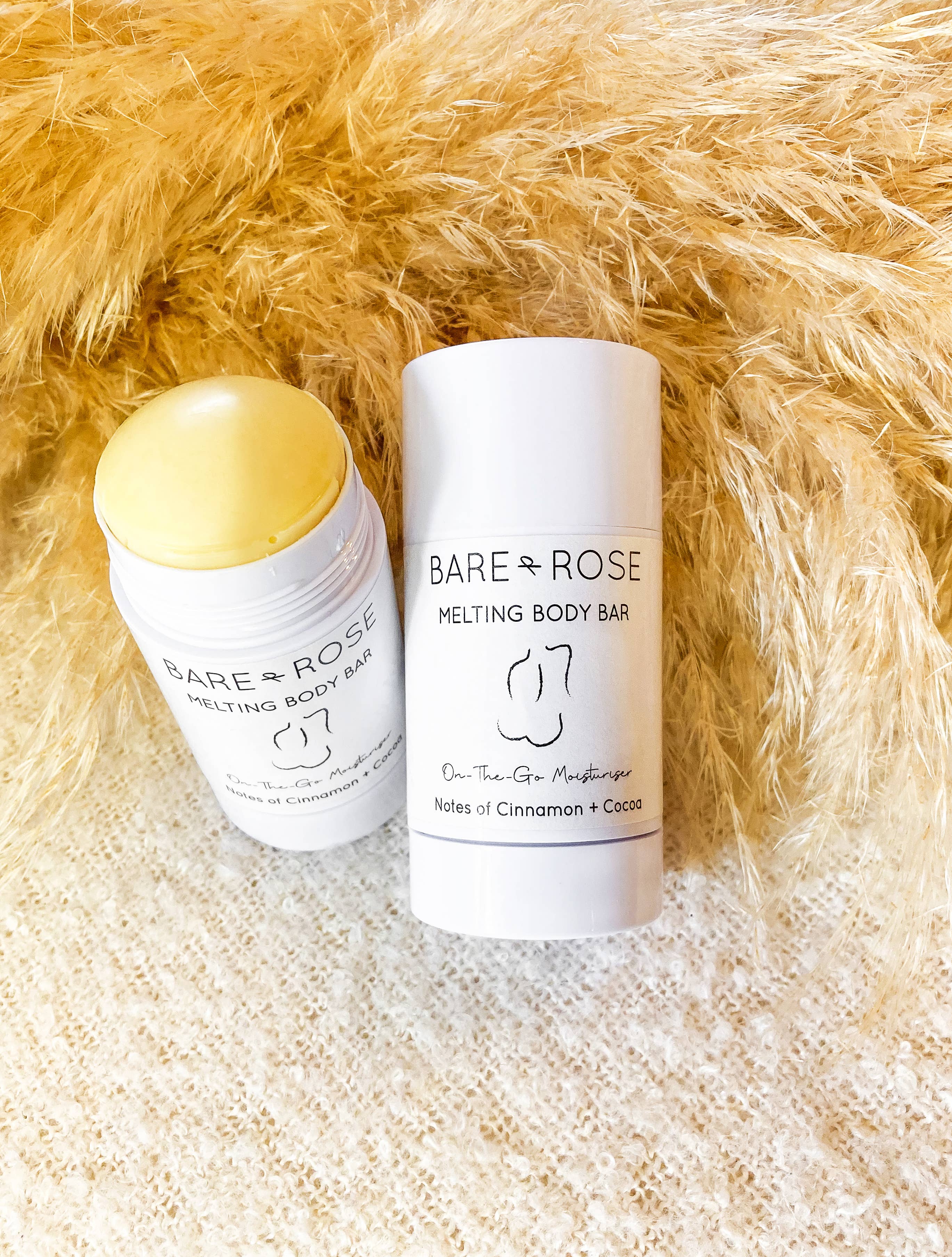 Bare + Rose - Wholesale Solid lotion - MELTING BODY BAR - Roll On Moisturiser1