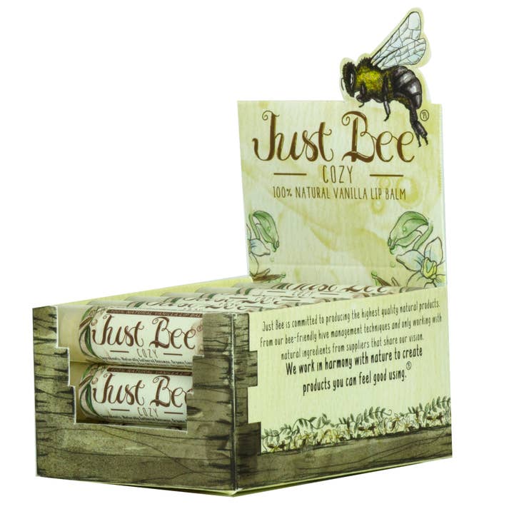 Just Bee - Wholesale Lip Balm - Just Bee Cozy Lip Balm - Vanilla2