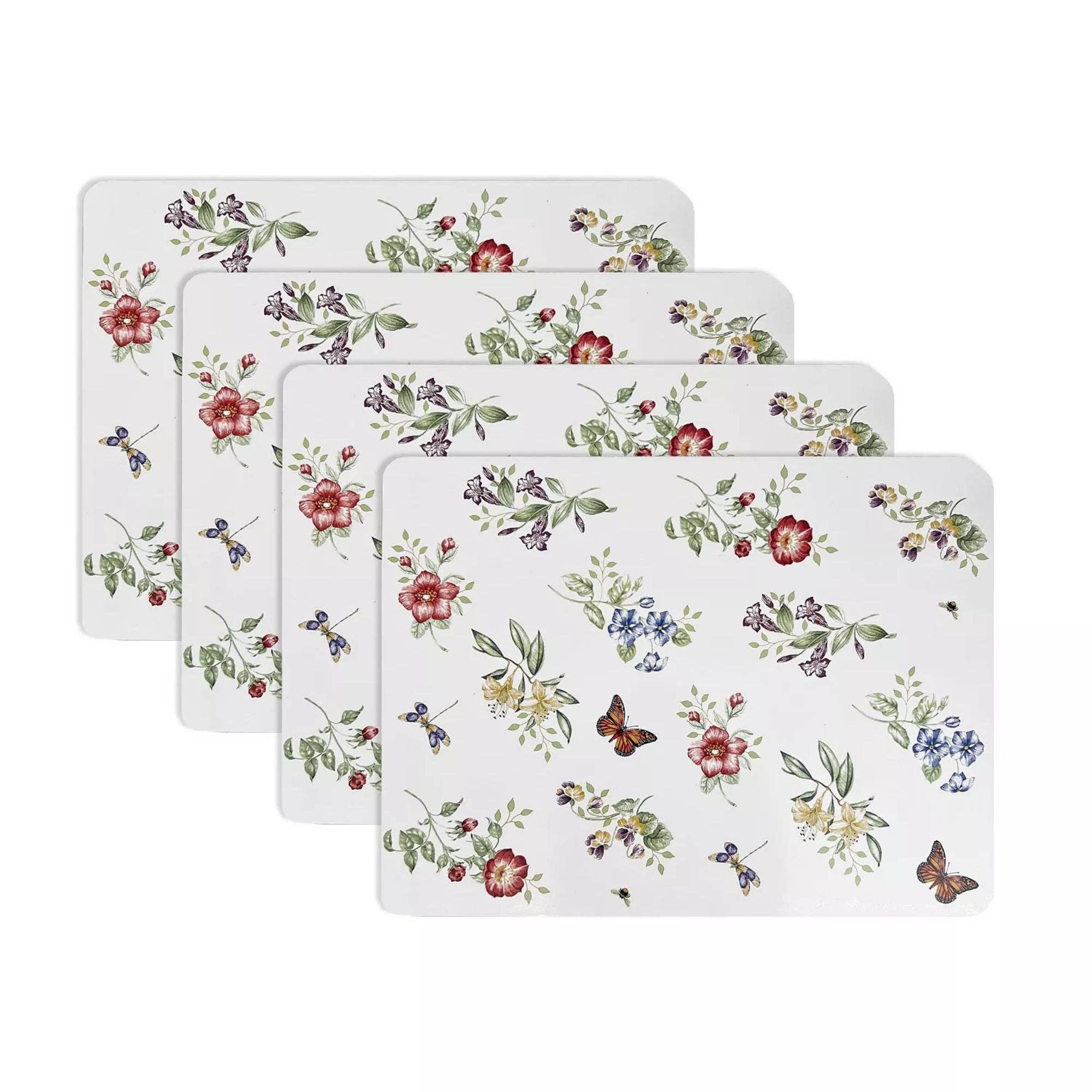Threadmade Home - Wholesale Placemat - Lenox Butterfly Meadow Cork Placemats, Set of 40