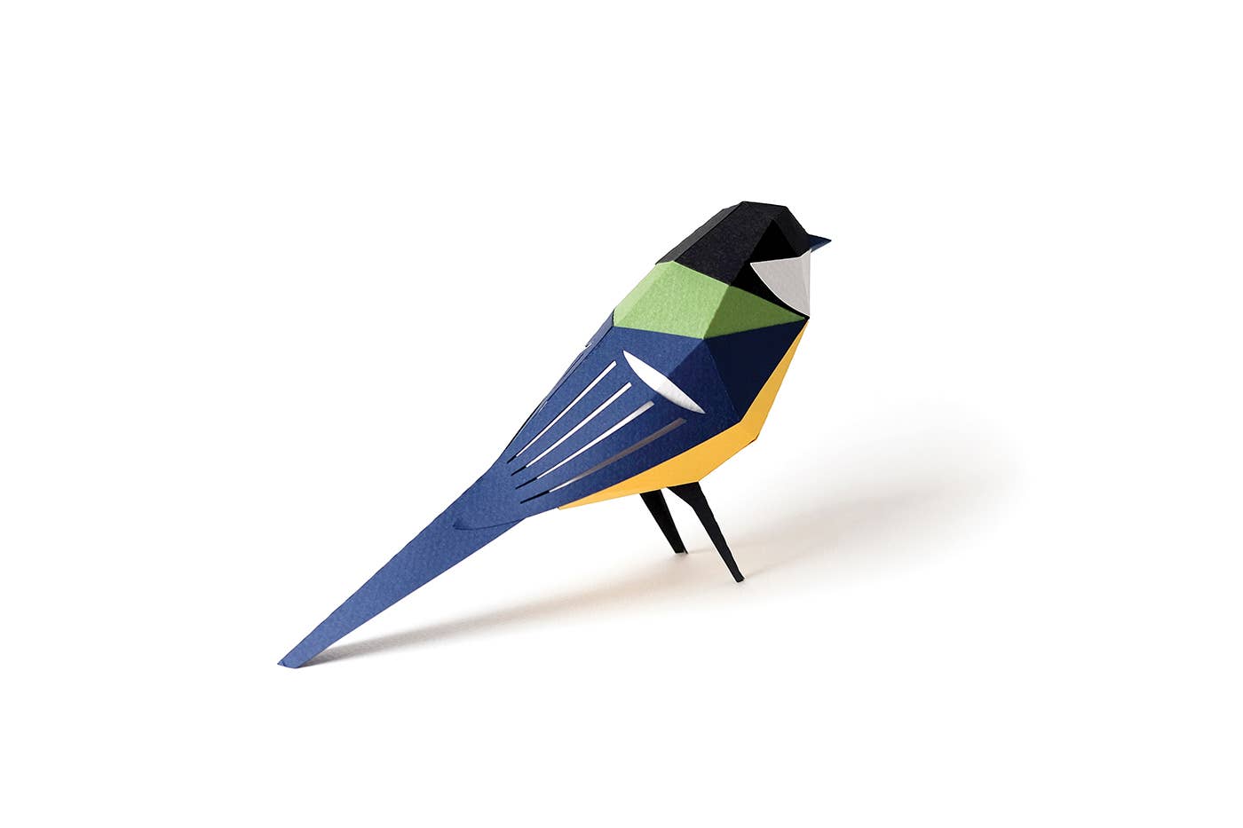 Today is Art Day - Wholesale DIY Craft Kit - Great Tit - Bird 3D Paper Figure by Plego1