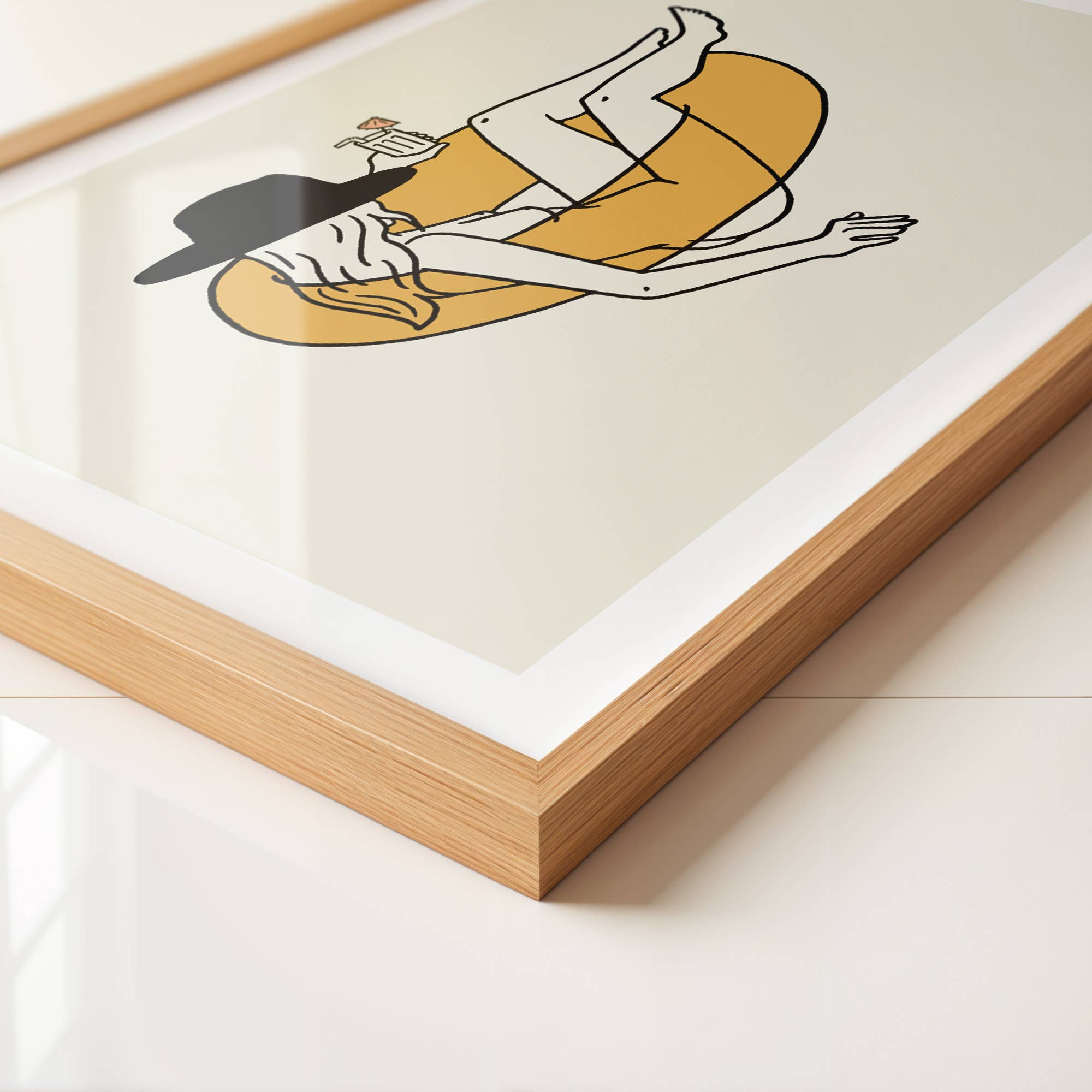 Tumbleweed Design Studio - Wholesale Art Print - Float Cowgirl Western Art Print Retro Vintage Home Decor1