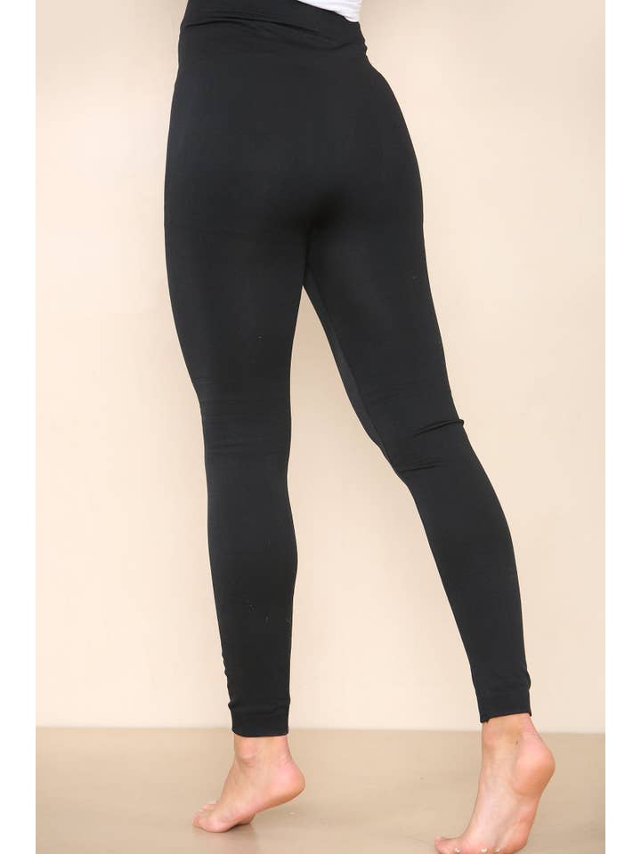 Kurt Muller - Wholesale Athletic/Lounge Leggings - Women's - Regular Sized Fleece Lined Leggings