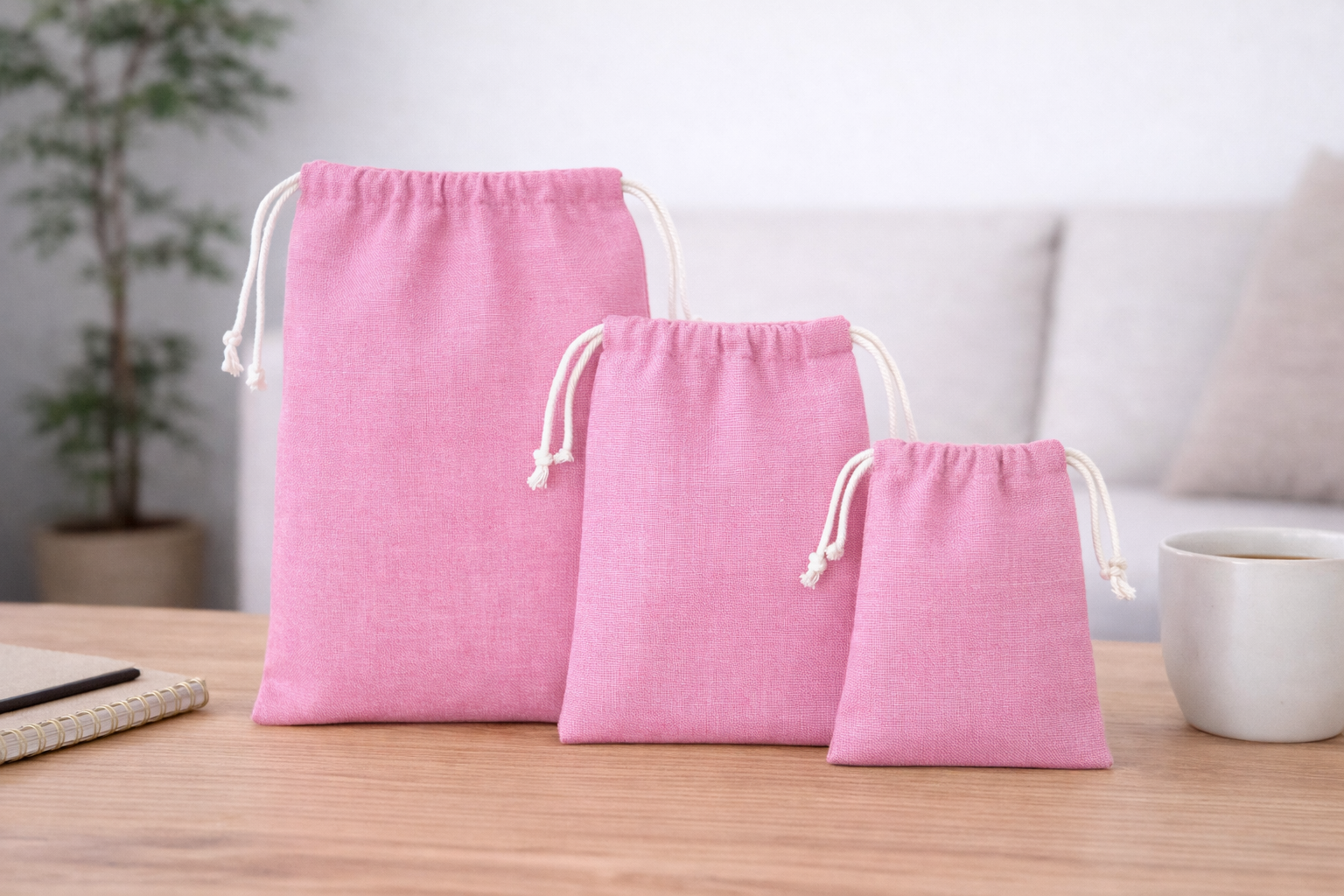 House of Kraft - Wholesale Gift Bag - Canvas Coloured Drawstring Pouch | Gift Bags | Canvas Bags14