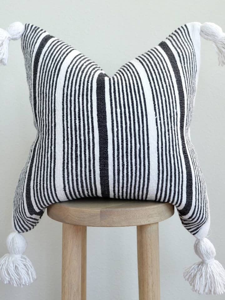 Zara Pom Pom Pillow for wholesale by Twenty Third by Deanne