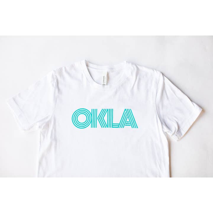 Camiseta retro OKLA para venta al por mayor de Born & Thread