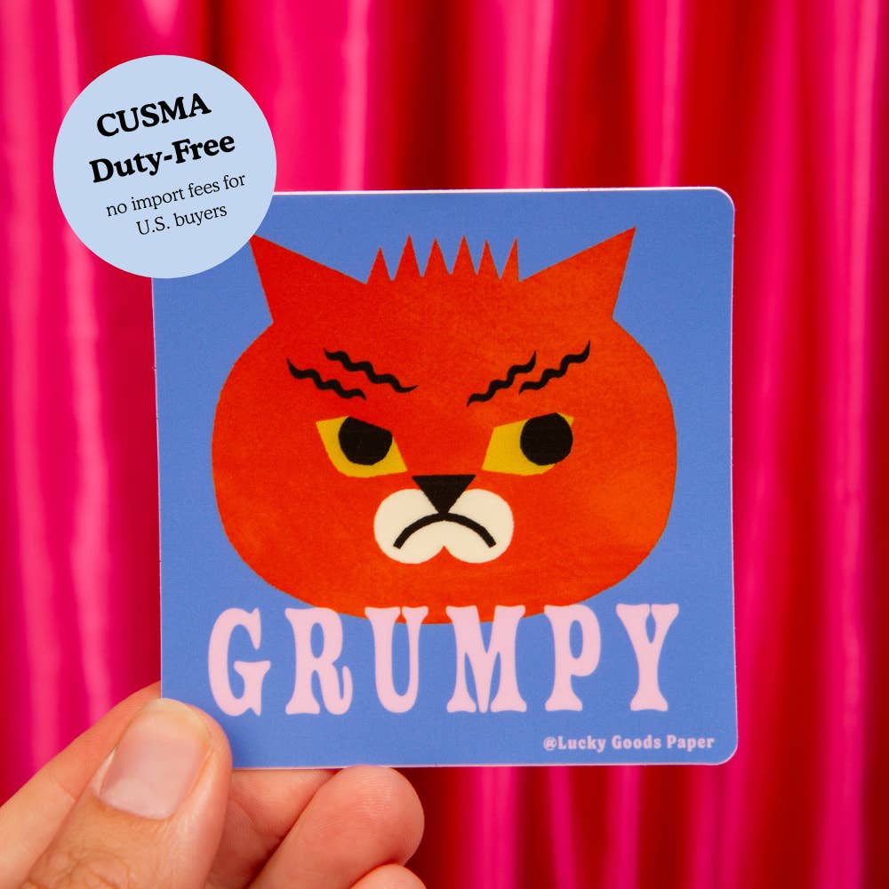 Lucky Goods Paper - Wholesale Phone & Laptop Stickers - Grumpy Cat – Matte Vinyl Sticker
