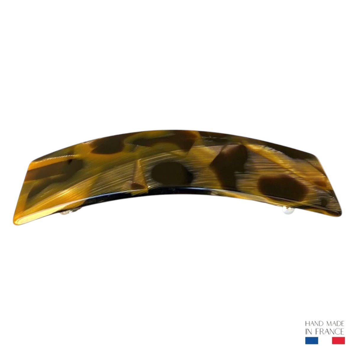 Pique et Pince - Wholesale Barrette - Women's - Hortance Golden Horn Hair Clip - Handmade in France1