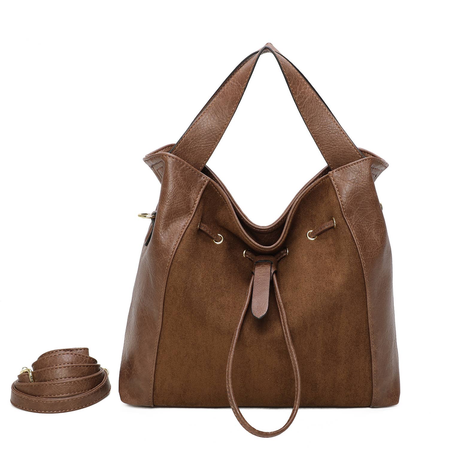 INES DELAURE - Vente Sac porté épaule – femme - Besace bimatière zippée0