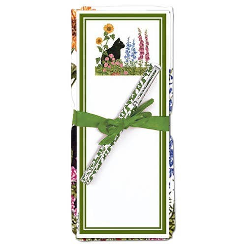 Flour Sack Towel & Magnetic Note Pad Set U26-14 New Cat for wholesale by Alice's Cottage