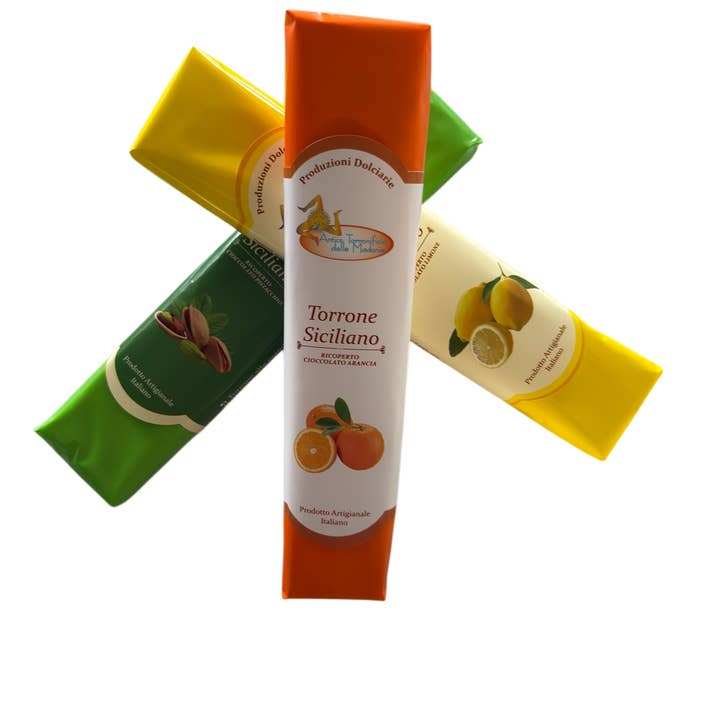 Torronificio delle Madonie dolciaria - Wholesale Nougat - Pistachio chocolate-covered nougat