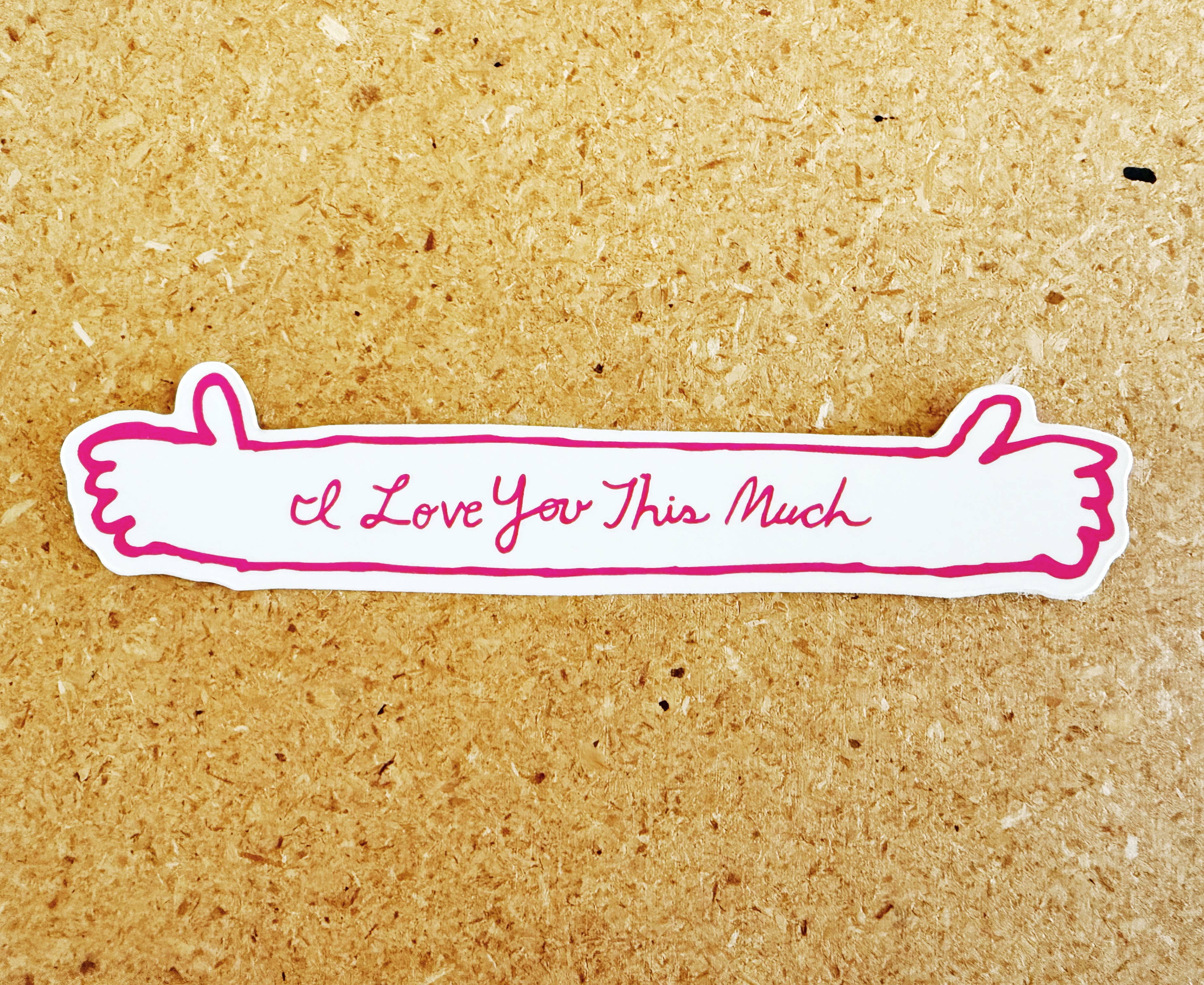 My Name Is Not Darren - Vendita all'ingrosso Adesivo - Ti amo Matte - Adesivo1