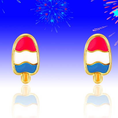 Taste the Freedom Cutie Stud Earrings
for wholesale by Girl Nation