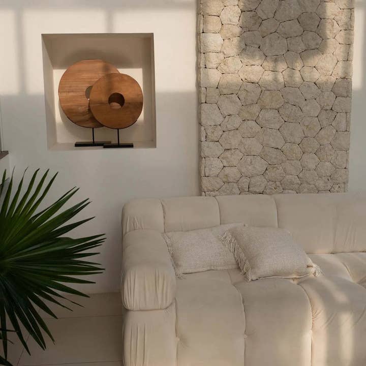 Bazar Bizar Living - Wholesale Throw Pillow Cover - The Oh My Gee Cushion Cover - Cream - 30x501