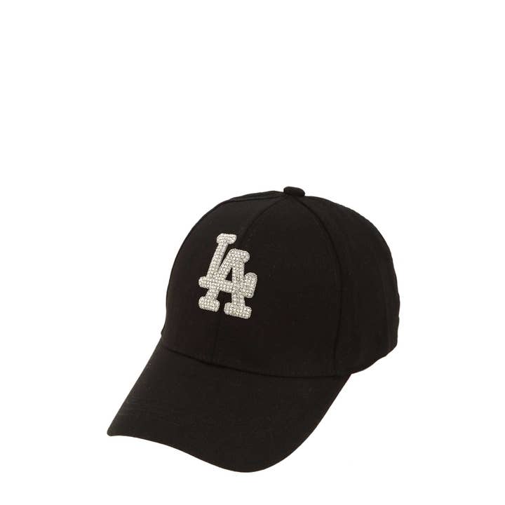 anbfashion – Boné de beisebol - Mulher por atacado – Boné Rhinestone LA Charm Beisebol4