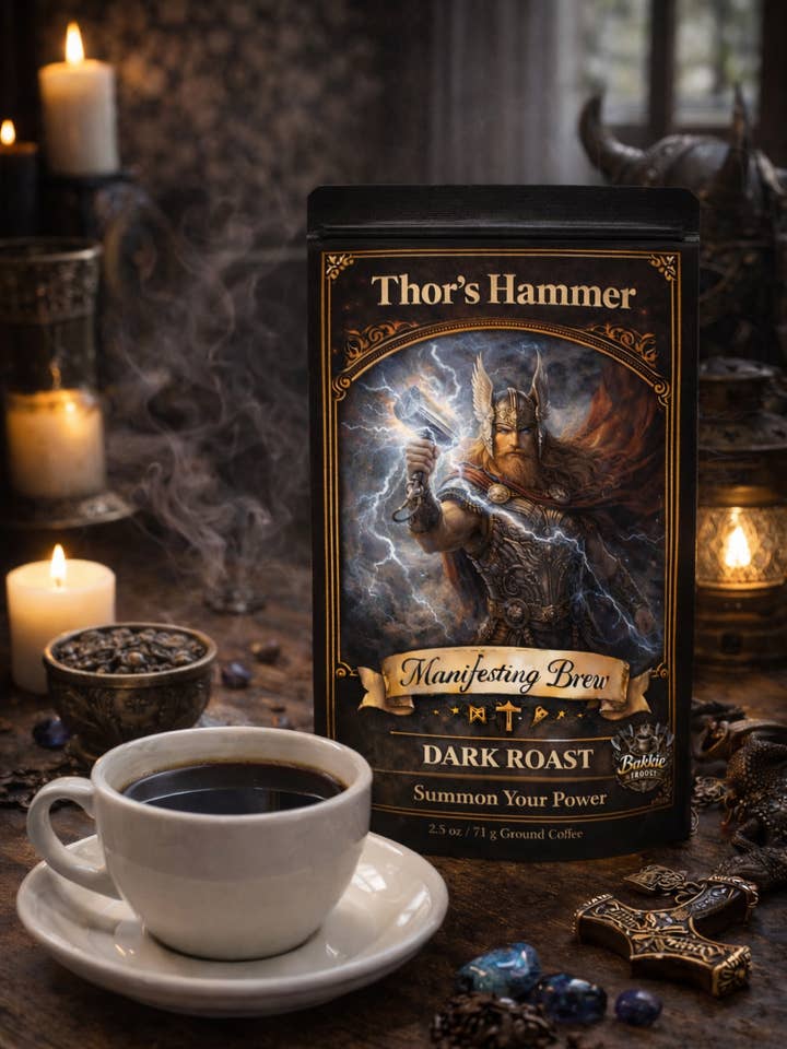 MARTELLO DE THOR 70g café moído ritual magia mágica por atacado de The Clairity Room