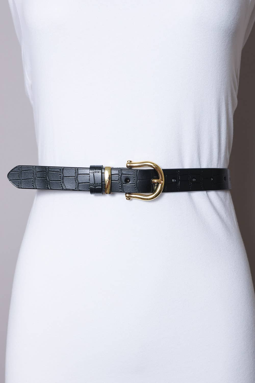 Leto Accessories - Wholesale Belt - Women's - Faux Alligator Skin Leather Belt - Perfect for Any Outfit 🐊4