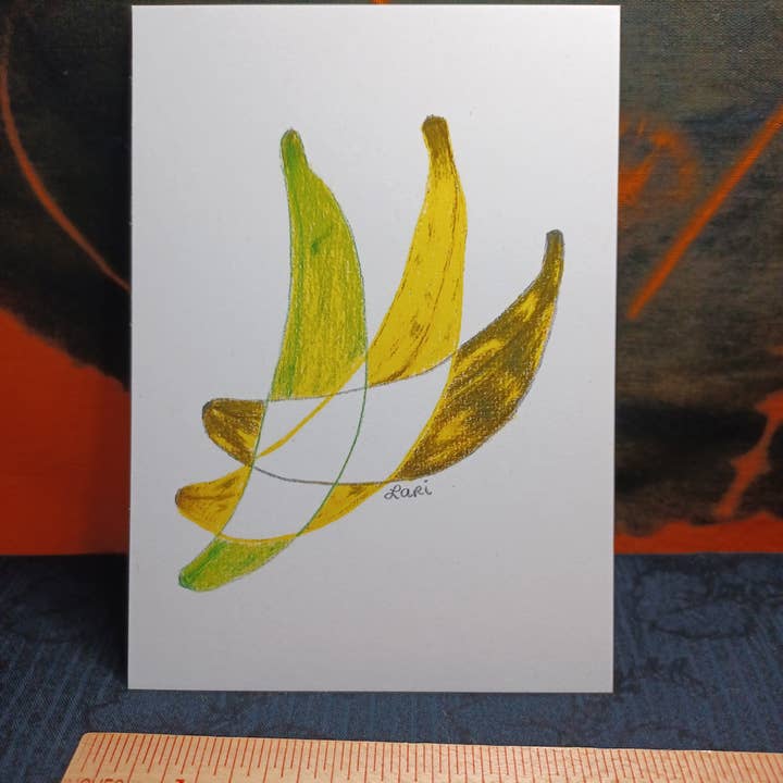 Larisanjou - Wholesale Art Print - Plátanos Art Print Postcard1