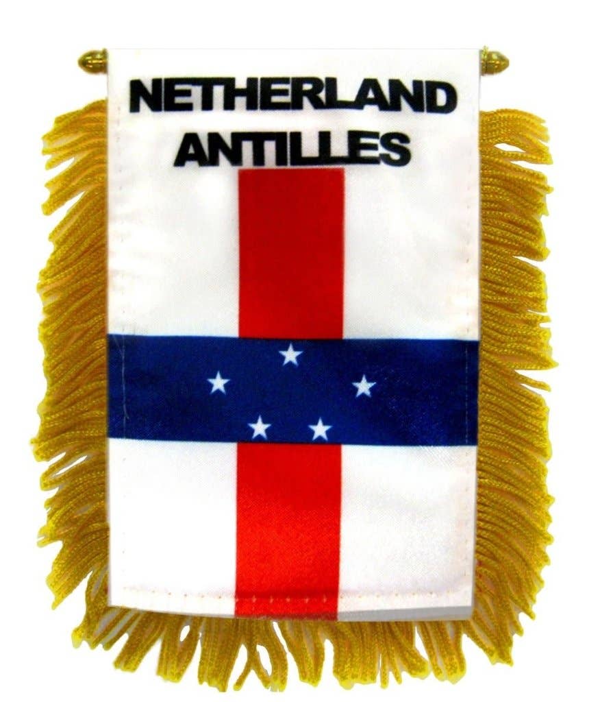 Flags Importer - Vente Drapeaux - Mini bannière des Antilles néerlandaises0