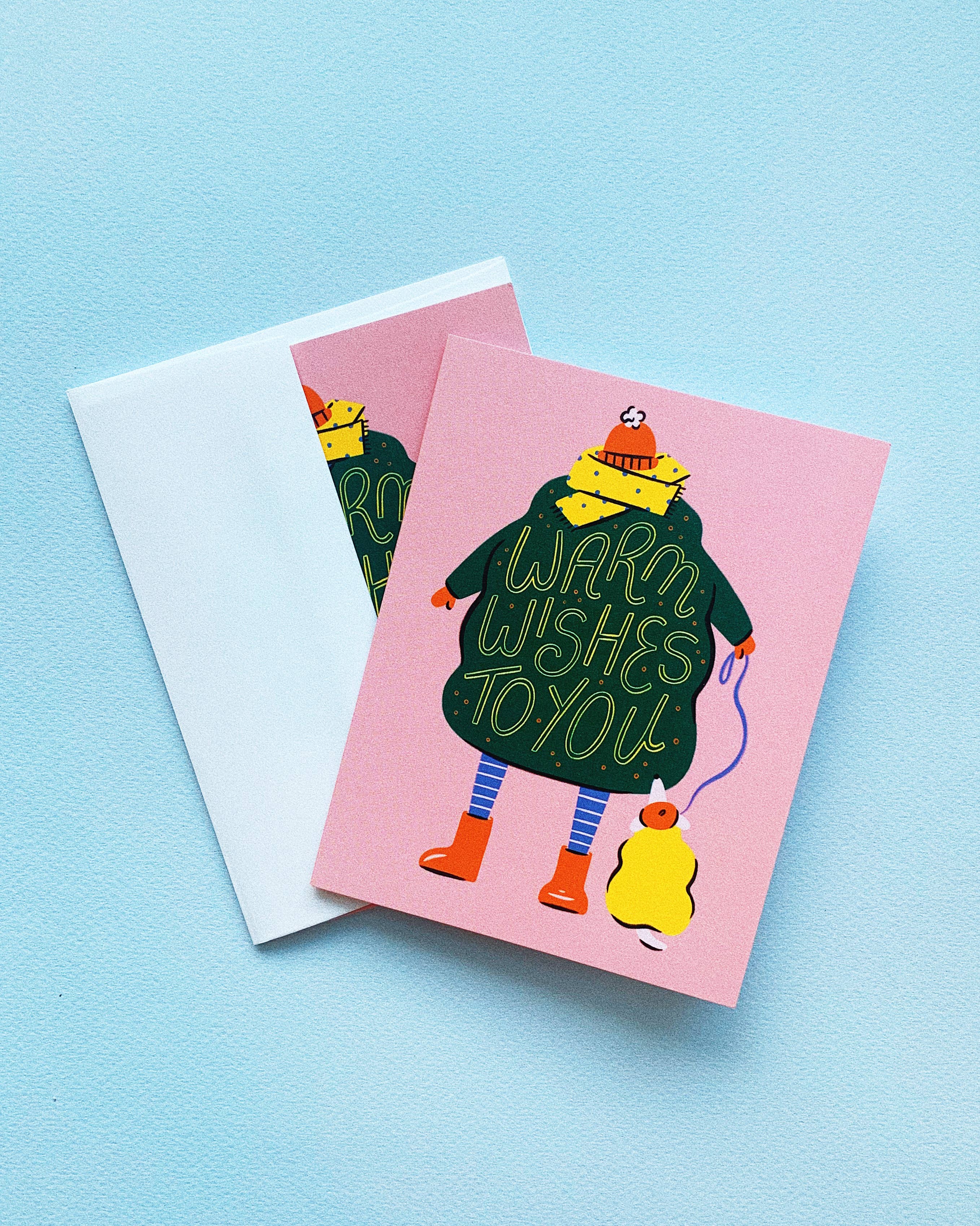 Olivia Faye Co - Wholesale Christmas Card - Warm Wishes Christmas Greeting Card1