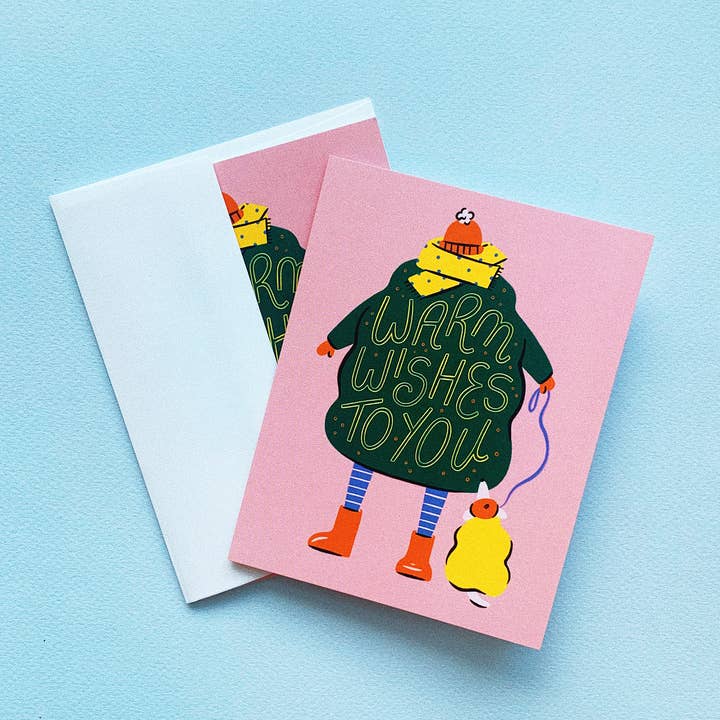 Olivia Faye Co - Wholesale Christmas Card - Warm Wishes Christmas Greeting Card1