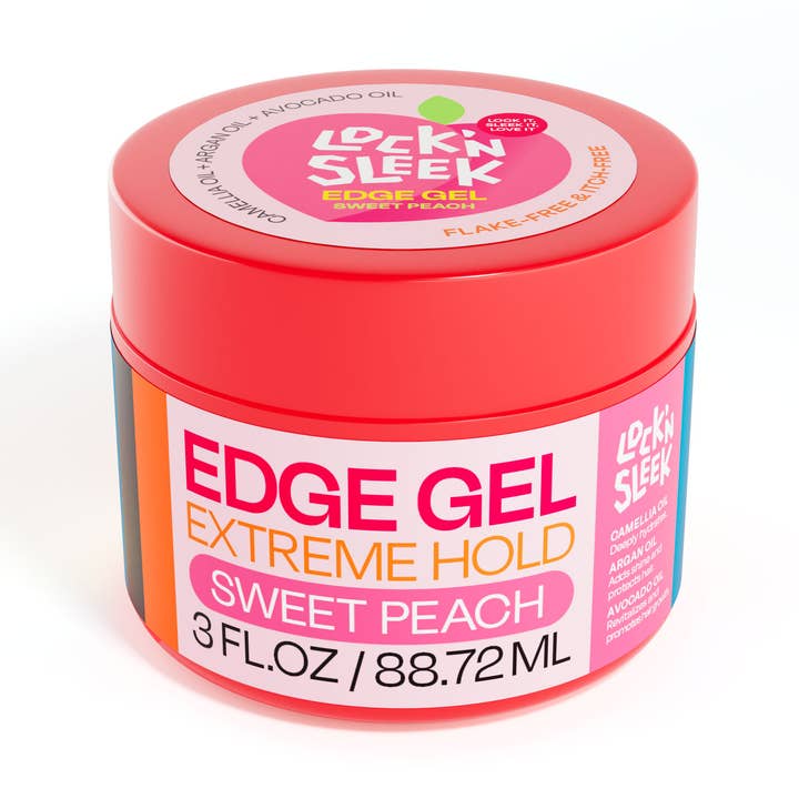 Edge Gel Extreme Hold Sweet Peach 3 Fl. Oz for wholesale by Lock'N Sleek