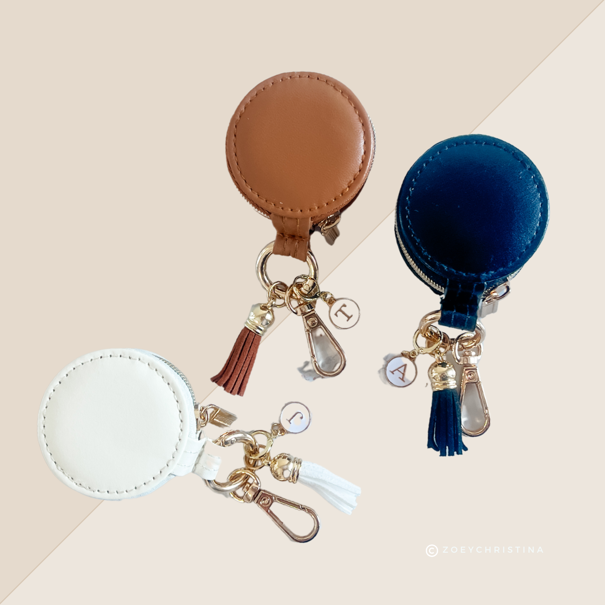 Zoey Christina - Venta al por mayor Llavero - Mujer - Llavero con Mini Joyero y Borla – 3 Opciones de Color4