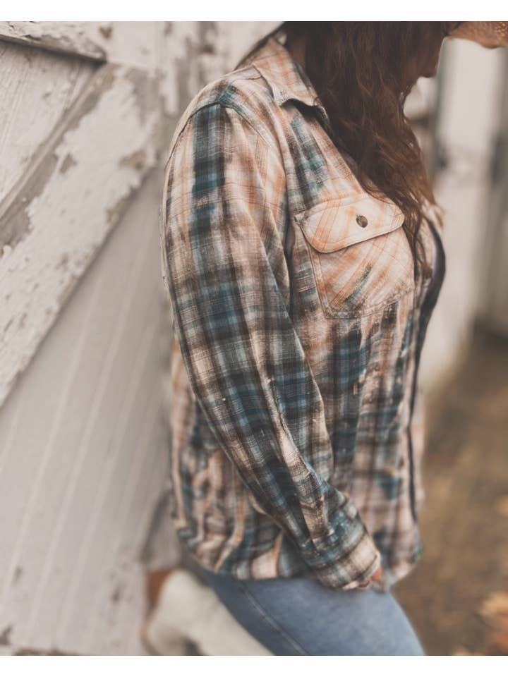 Wildly Witty - Wholesale Button Down Shirt - Women's - Flannel Shirts2