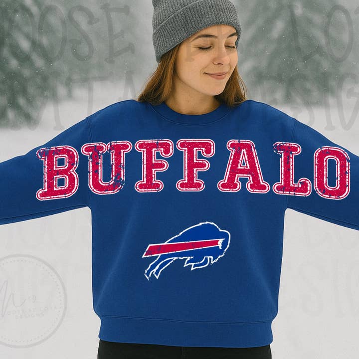 Farm Life Crafting - Wholesale Graphic Sweatshirt - Women's - Buffalo0