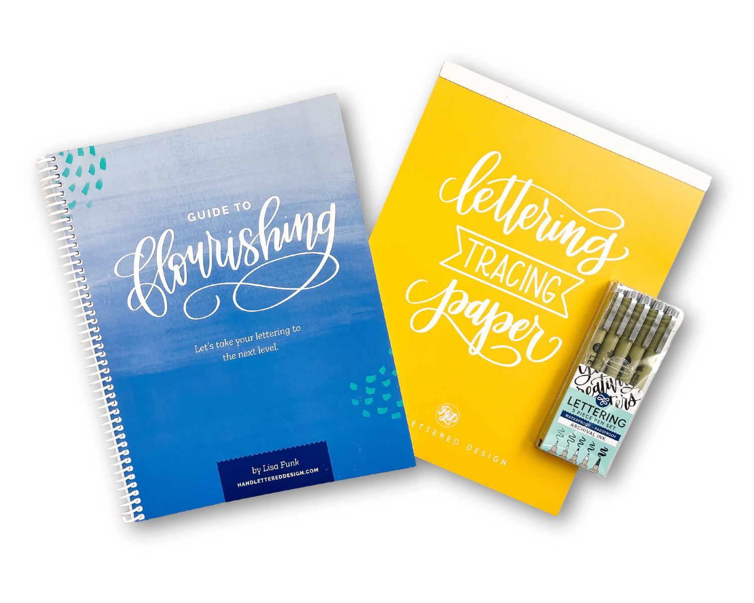 Hand Lettered Design - Wholesale DIY Craft Kit - Guide to Flourishing Kit9