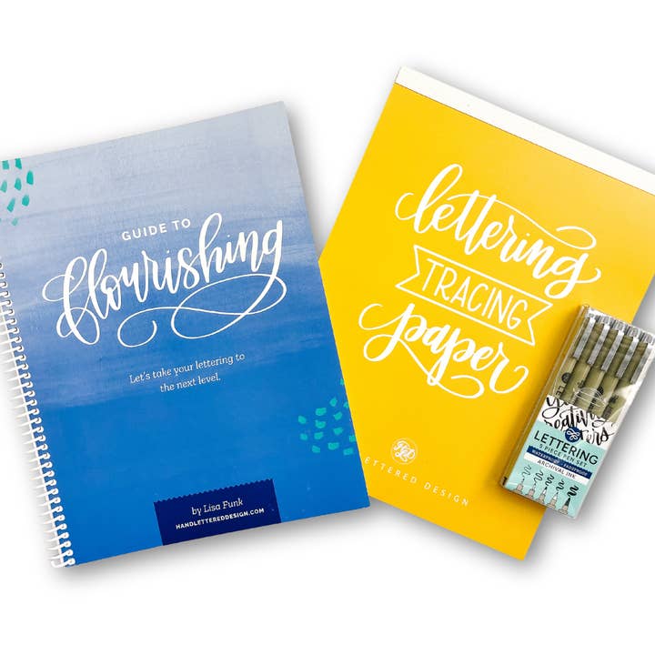 Hand Lettered Design - Wholesale DIY Craft Kit - Guide to Flourishing Kit9
