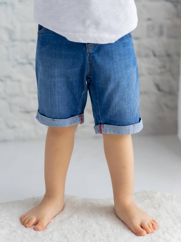 Drenge Pocket Denim Shorts for engroshandel hos ZEYLAND