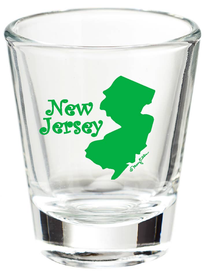 New Jersey State Shot Glass | New Jersey Souvenir Gift for wholesale by Mary Ellis