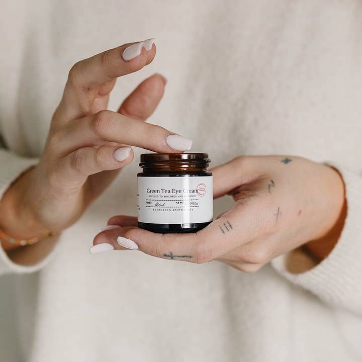 Evergreen Apothecary - Wholesale Eye Cream/Gel - Tallow Green Tea Under Eye Cream5