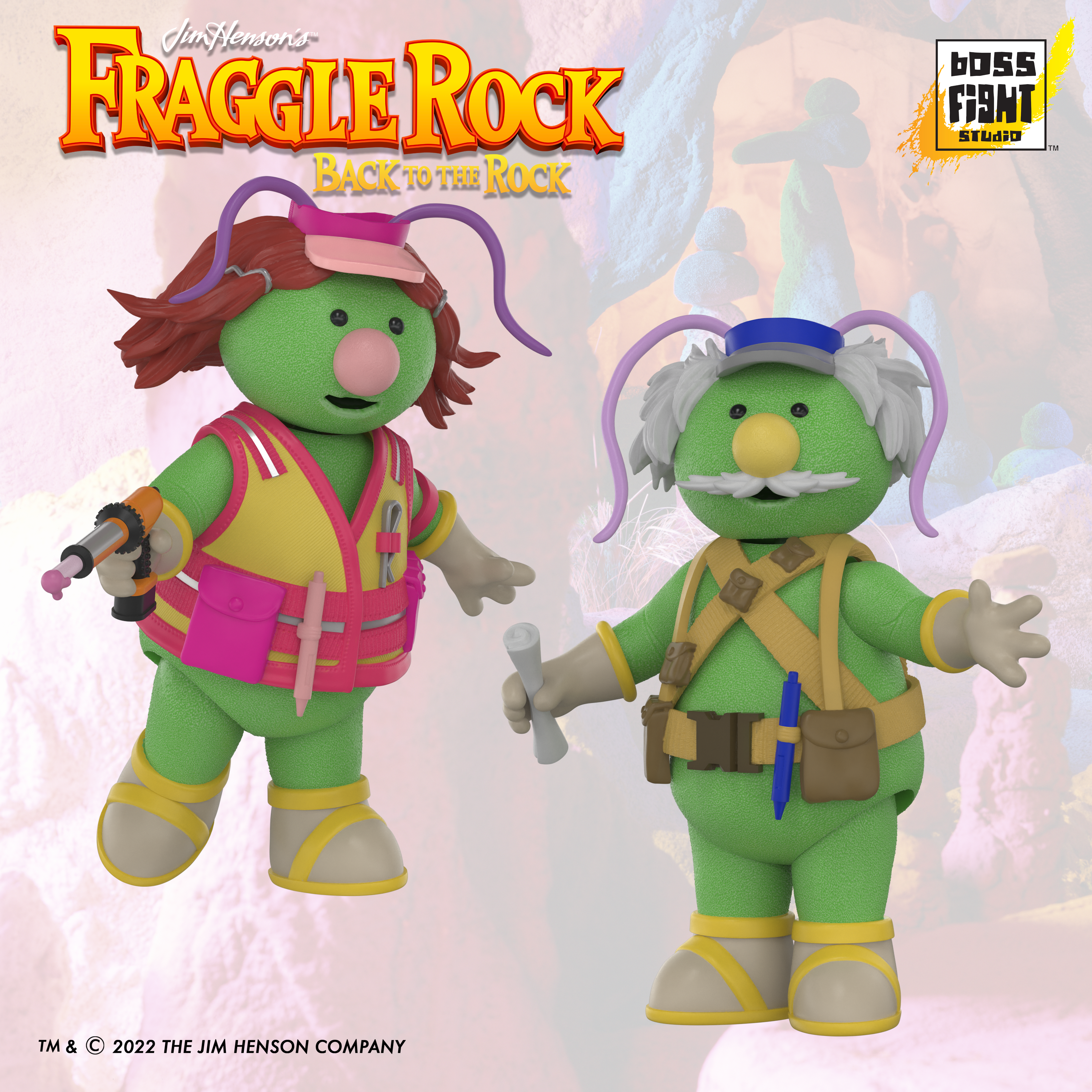 Boss Fight Studio Llc - Wholesale Figurine Toy - Kids - Fraggle Rock Action Figure: Doozer 2-pack9
